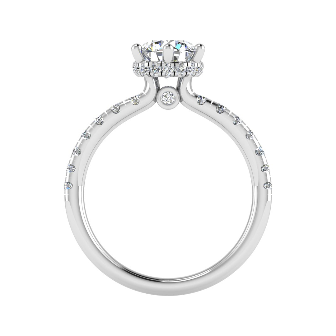 Lainey Halo Engagement Ring